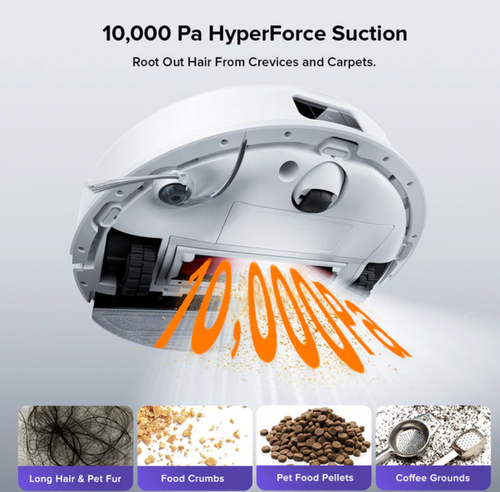 Roborock Qrevo Curv 2 Flow Roller Mop Robot Vacuum With Multifunctional Dock