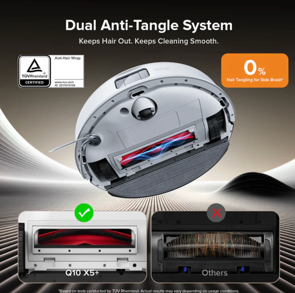 Roborock Q10 X5+ Robot Vacuum and Mop with Auto-Empty Dock
